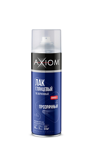 Лак глянцевый 1К акриловый 650мл AXIOM A9685-1