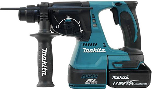 Аккумуляторный перфоратор SDS-plus 2 Дж, 18В LXT Makita DHR242RT