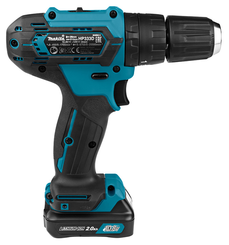 Дрель-шуруповерт 30 Нм, 12В CXT Makita HP333DWAE