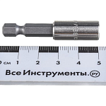 Битодержатель универсальный с втулкой из нерж., 1/4" E6.3, 50 мм WERA WE-134480