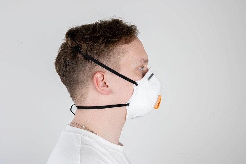 Респиратор с клапаном, с регулировкой,FFP2 R D (10шт.) Jeta Safety JM-7622