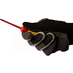 Отвёртка шлицевая 2.5x0.4x75 мм 177мм KNIPEX KN-982025