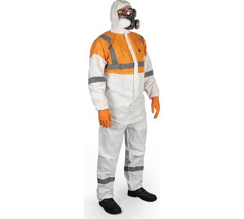 Комбинезон химзащиты со светоотраж. эл-ми XXXl/56-58 Jeta Safety JPC-61-XXXL