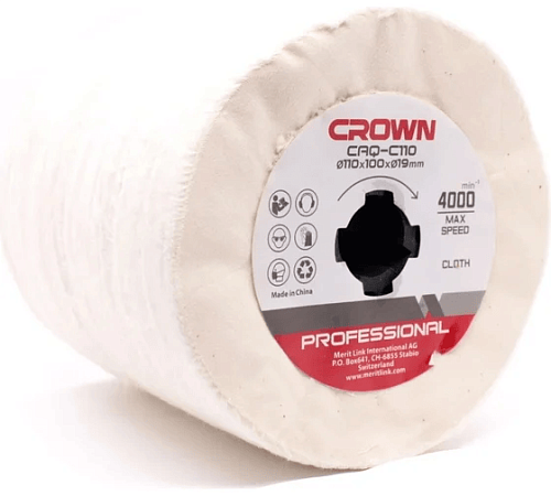 Щетка из хлопчатобумажной ткани 110х19мм CROWN CAQ-C110