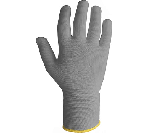 Перчатки бесшовные из нейлона серые, 8/M Jeta Safety 6301g-L