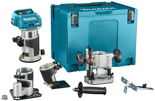 Аккумуляторный кромочный фрезер Makita 40В XGT RT001GZ19