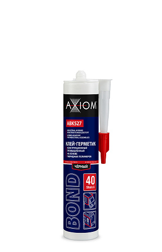 Клей-герметик черный AXIOM ABK527