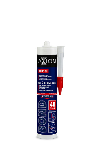 Клей-герметик бесцветный AXIOM ABK529