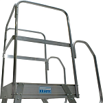 Лестница с площадкой 6 ступеней Krause 820044