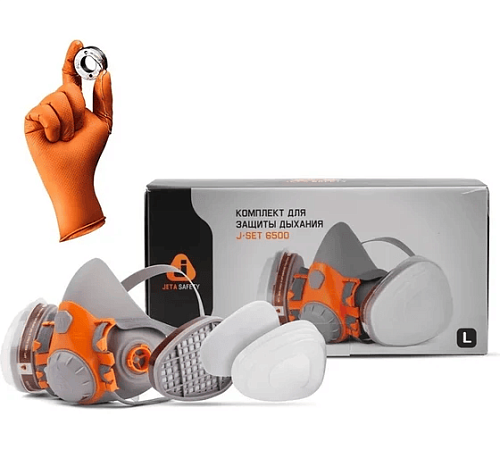 Комплект для защиты дыхания 6500-M Jeta Safety J-SET6500-M
