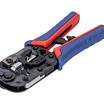 Пресс-клещи 190 мм 1 гнездо для штекеров KNIPEX KN-975113