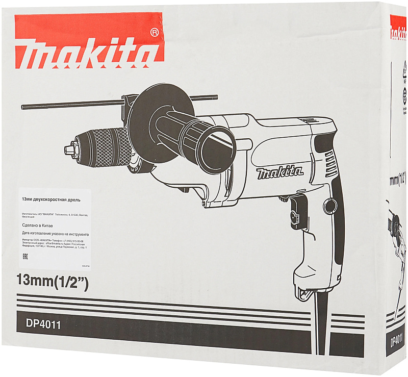 Дрель безударная электрическая Makita DP4011