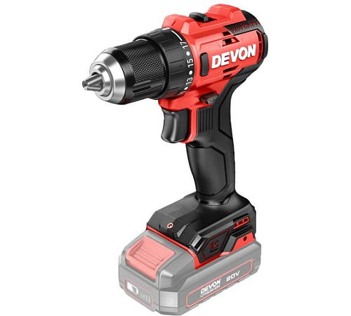 Дрель-шуруповерт 55 Нм,  DEVON 5210-Li-20-2A-75