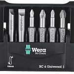 Набор бит торсионных, 6 пр., 1/4" E6.3 WERA WE-056474