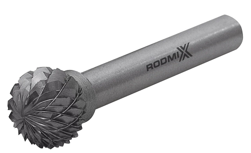 Борфреза сферическая D 12х10 M06 двойная насечка RODMIX 2412100602