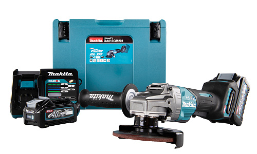 Угловая шлифовальная машина 125 мм, 40В XGT Makita GA013GM201
