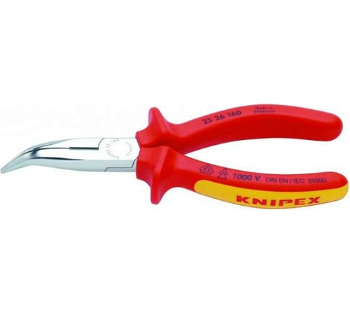Длинногубцы с резцом 160 мм VDE KNIPEX KN-2526160