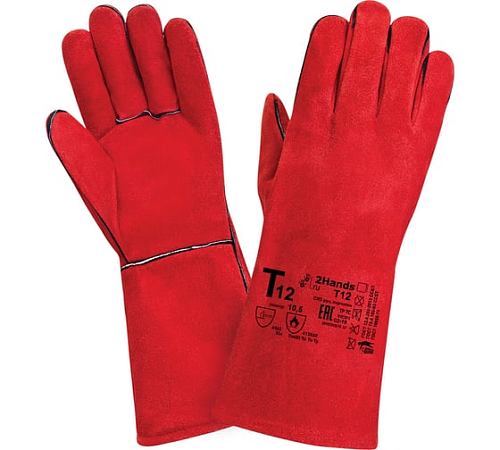 Перчатки (краги) хлопковые, размер 10,5 2Hands T12 ECO2-10,5