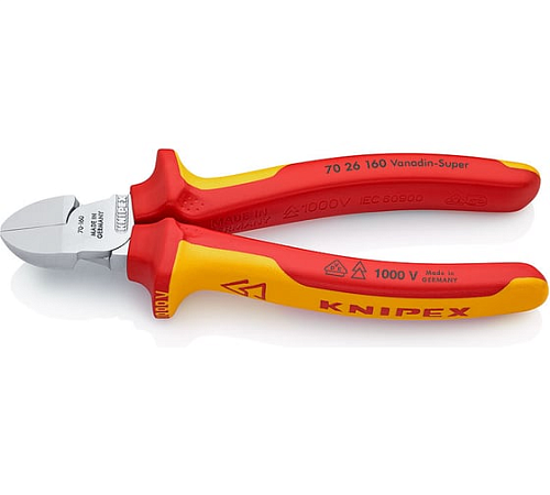 Бокорезы 160 мм 1000V KNIPEX KN-7026160