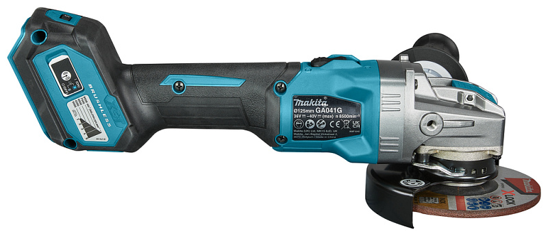 Угловая шлифовальная машина 125 мм, 40В XGT Makita GA041GZ01