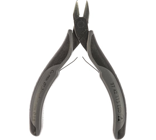 Бокорезы для электроники 115 мм ESD острая головка KNIPEX  KN-7742115ESD