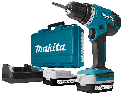Дрель-шуруповерт 30 Нм, 14.4В G-серия Makita DF347DWE