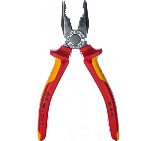 Пассатижи 180 мм VDE SB KNIPEX  KN-0306180SB