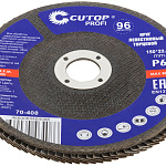 Круг лепестковый торцевой КЛТ2 150х22,2мм Р60 CUTOP Profi 70-408