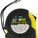 Рулетка 3м x 16мм "Хард" FIT 17203