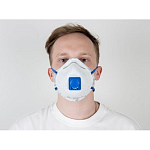 Полумаска с клапаном, с углем E,с регулировкой (10шт.) Jeta Safety JM-7628