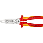 Клещи электромонтажные 0.75–1.5/2.5 мм² SB VDE KNIPEX KN-1396200SB