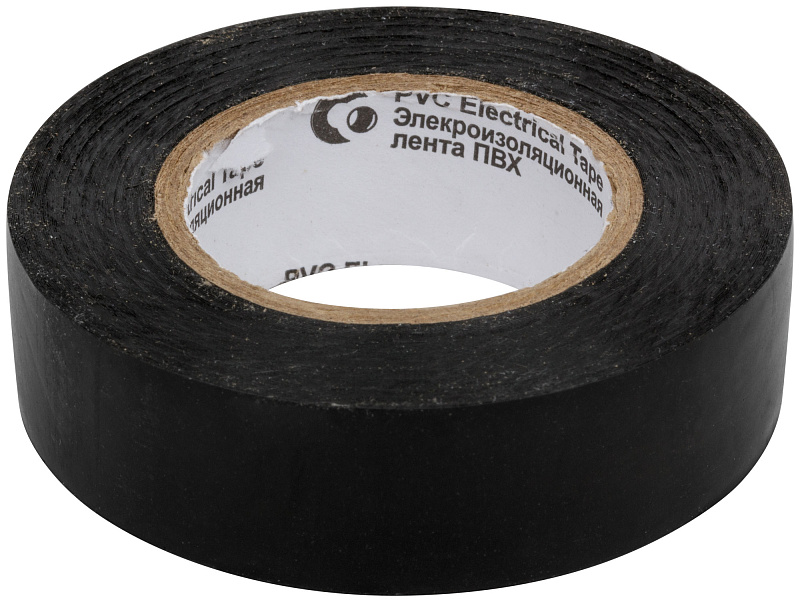 Изолента 19ммx0,15ммх20м черная ПВХ ROLLIX 11032