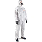 Комбинезон одноразовый с капюшоном белый XXL Jeta Safety Element JPC-60-XXL