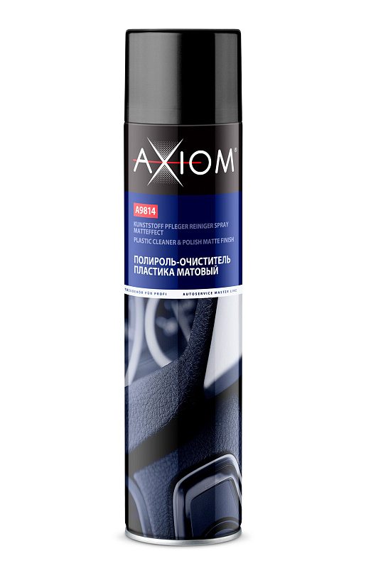 Полироль-очиститель пластика матовый 800мл AXIOM A9814