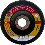 Круг лепестковый торцевой КЛТ1 115х22мм P60 БАЗ ZIRCONIUM PREMIUM ZK10XW 00-00216842