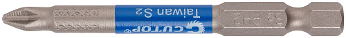 Набор стальных бит 10 шт 70мм PH2 CUTOP Profi 83-327