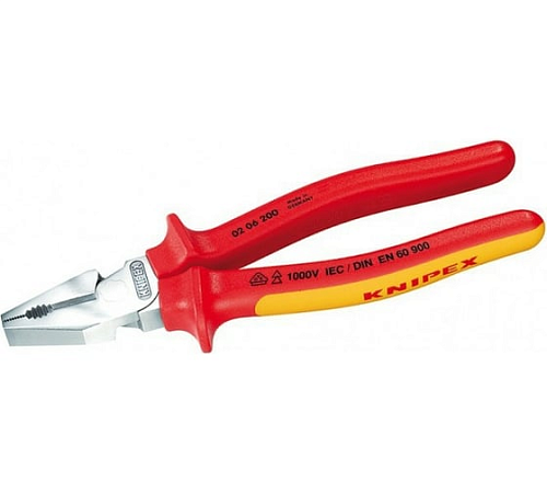 Пассатижи 200 мм VDE KNIPEX KN-0206200