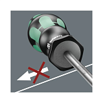 Отвёртка шлицевая 0.6x3,5x100 мм WERA WE-008015