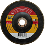 Круг лепестковый торцевой КЛТ2 125х22мм P60 БАЗ ALOX MASTER KD20XW 00-00208724