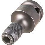 Битодержатель быстросъёмный 1/4" D6.3 x 1/2" F квадрат, 50 мм WERA WE-042760