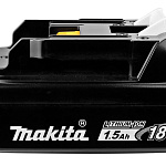 Аккумулятор 18В, 1.5Ач Makita Li-Ion LXT BL1815N пакет 632A54-1
