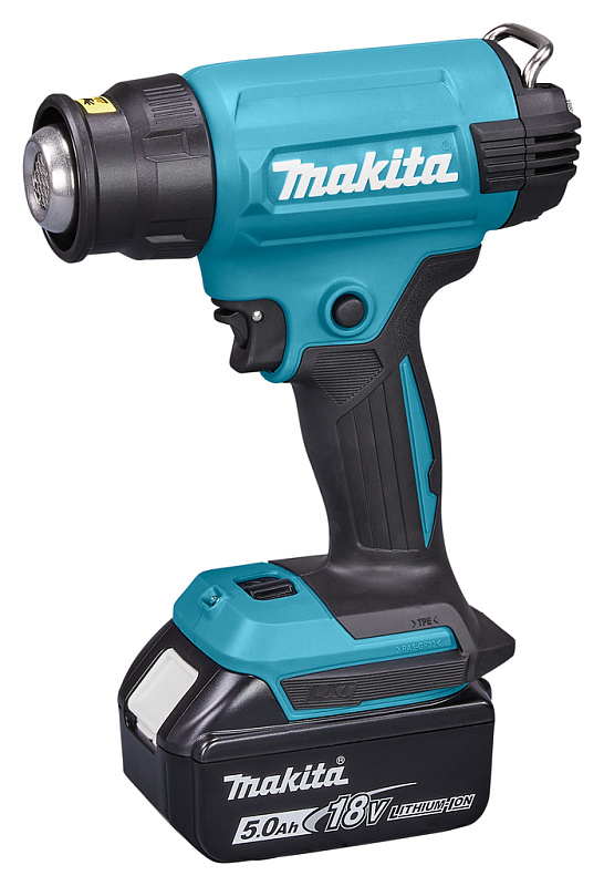 Аккумуляторный тепловой пистолет-фен Makita 18В LXT DHG181RT1J