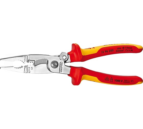 Клещи электромонтажные 200 мм VDE KNIPEX KN-1396200