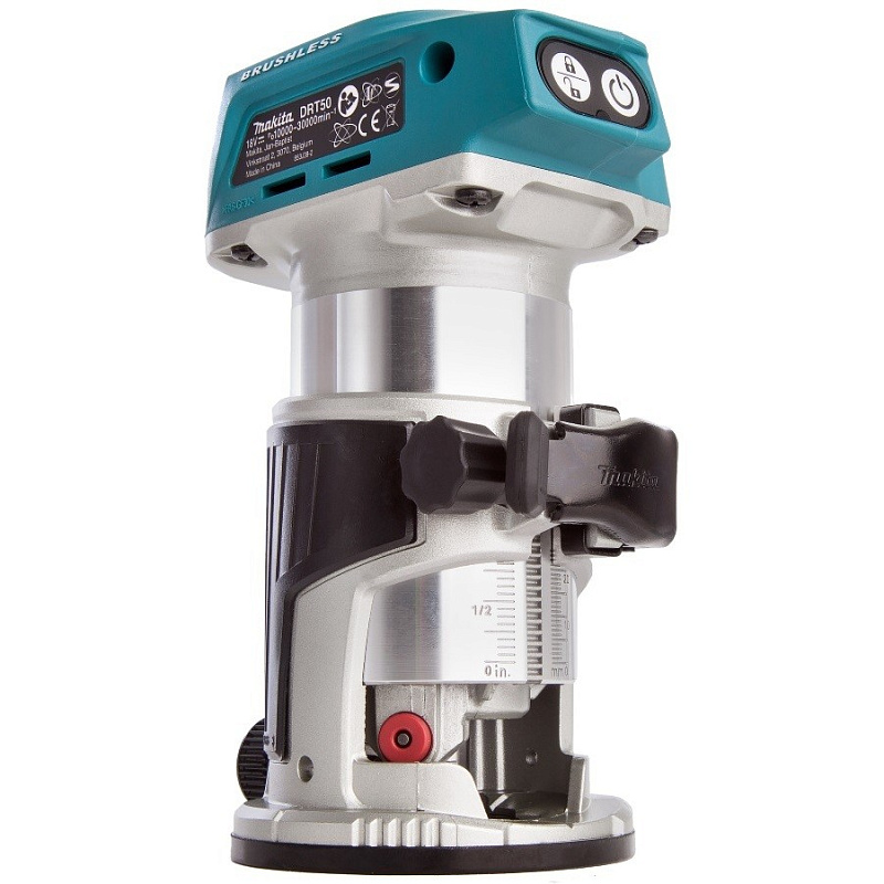 Аккумуляторный кромочный фрезер Makita 18В LXT DRT50Z