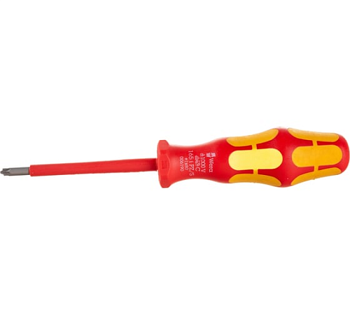 Отвёртка диэлектрическая PlusMinus 1x80мм WERA WE-100021