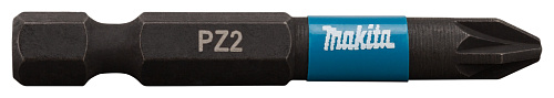 Бита Impact Black PZ2, 50 мм, Е-form (MZ), 2 шт Makita B-63753 B-63753