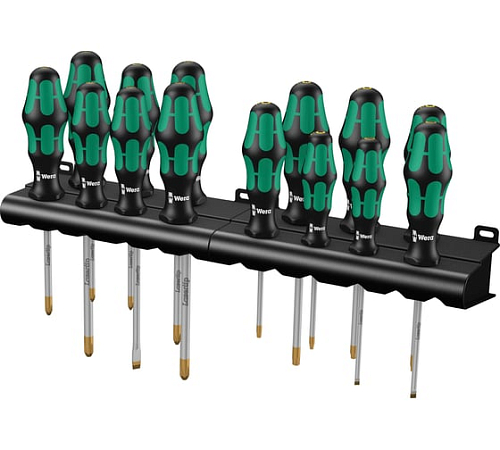 Набор отверток Kraftform Big Pack 300 14 пр, WERA WE-105630