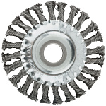Корщетка "колесо" стальная проволока 125мм MOS 38930М