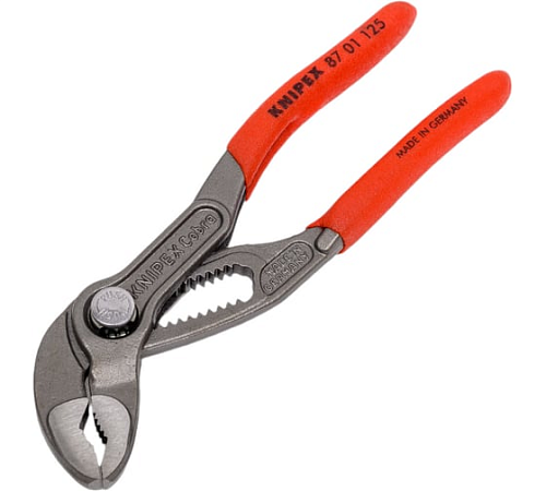 Клещи переставные 125 мм захват 30 мм COBRA SB KNIPEX KN-8701125SB