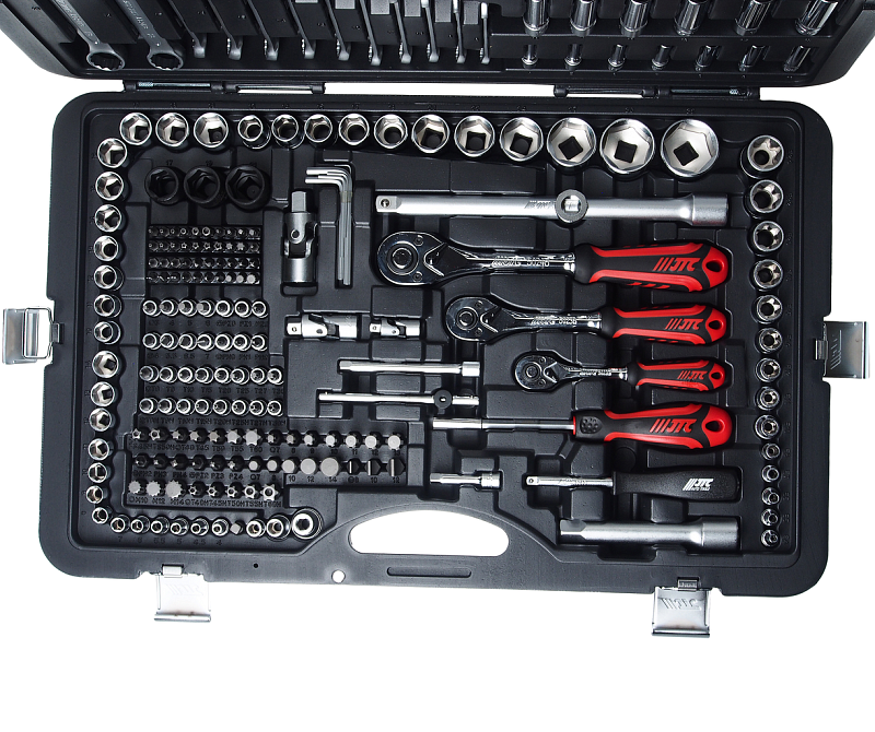 Набор инструментов 1/4";3/8;1/2" 6-гранный 216шт. JTC JTC-H216C-B72